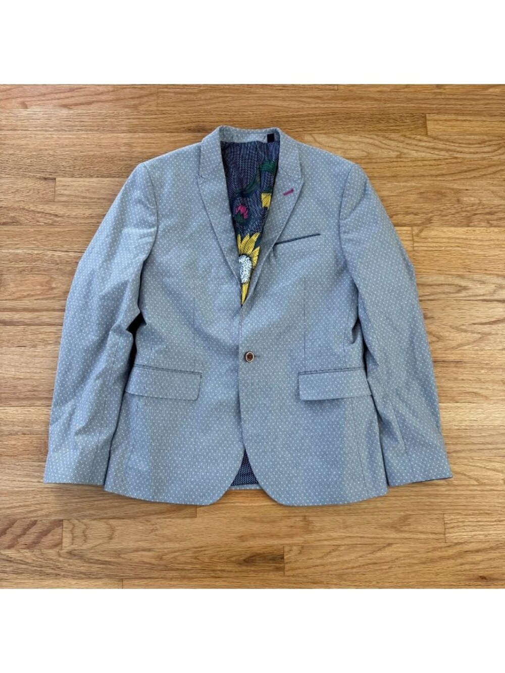 Ted Baker Grey Dotted Sports Coat Small